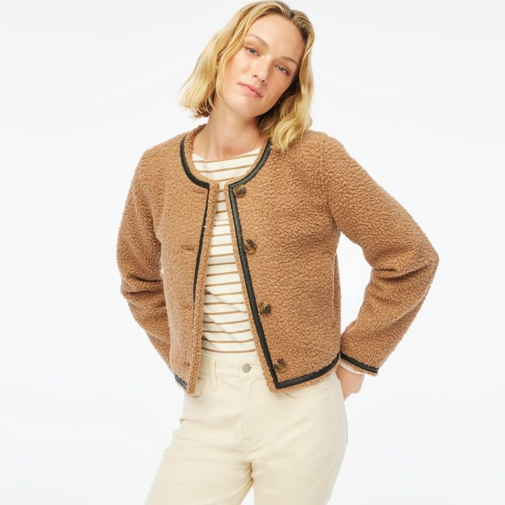 J. Crew Sherpa Lady Jacket Chunky Winter Workwear
